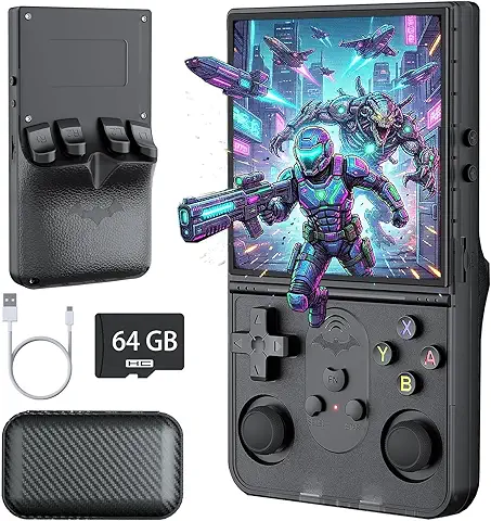 Upgrade S600 Retro Gaming Console, Anti-Slip Texture‌ Retro Handheld Game Console,